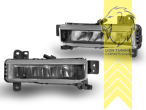 Halogen, chrom, schwarz, LED Nebelscheinwerfer, Eintragungsfrei / mit E-Prüfzeichen