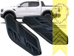 Nur passend für Ford Ranger Raptor T9 mit breiten Kotflügeln, N1WZ9920000DA, schwarz glänzend, ABS Kunststoff, Eintragungsfrei / als Ersatzteil verwendbar