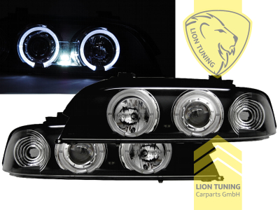 Halogen, schwarz, weiß LED, Abblendlicht H1 / Fernlicht H1, Blinkerbirnen BAU15S, elektrisch verstellbar - Stellmotor integriert, Eintragungsfrei / mit E-Prüfzeichen