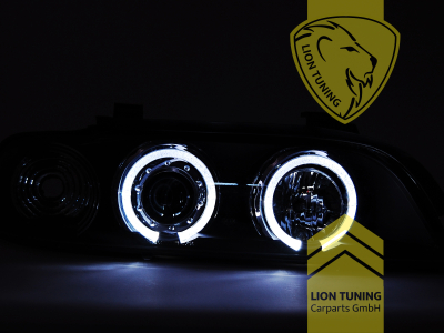 Halogen, schwarz, weiß LED, Abblendlicht H1 / Fernlicht H1, Blinkerbirnen BAU15S, elektrisch verstellbar - Stellmotor integriert, Eintragungsfrei / mit E-Prüfzeichen