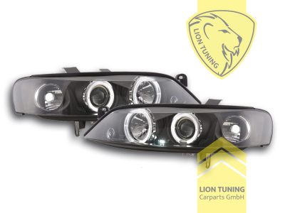 Halogen, schwarz, weiß LED, Abblendlicht H1 / Fernlicht H1, Blinkerbirnen BAU15S, elektrisch verstellbar - Stellmotor wird vom Original übernommen, Eintragungsfrei / mit E-Prüfzeichen