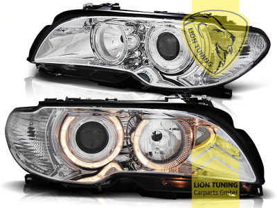 Halogen, chrom, gelb Halogen, Abblendlicht H7 / Fernlicht H7, Blinkerbirnen BAU15S, elektrisch verstellbar - Stellmotor integriert, Eintragungsfrei / mit E-Prüfzeichen