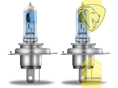 Halogen, 4500K, H4, 60W, Scheinwerfer, 12 V, Eintragungsfrei / mit E-Prüfzeichen