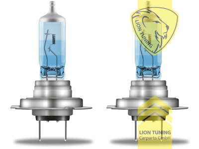 Halogen, 5000K, H7, 55W, Scheinwerfer, 12 V, Eintragungsfrei / mit E-Prüfzeichen