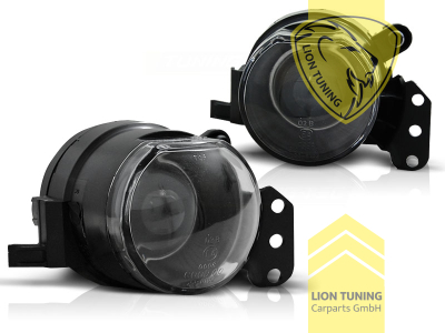 NUR passend für Sport Optik Stoßstange (Nicht M Paket), Halogen, schwarz, passend für unsere Art.: 5514, 5515, 5505, 5027, 2184, 2064, HB4, Eintragungsfrei / mit E-Prüfzeichen