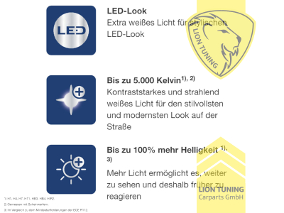 Halogen, 5000K, H11, 55W, Scheinwerfer, 12 V, Eintragungsfrei / mit E-Prüfzeichen