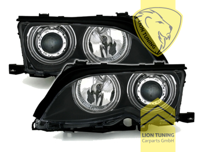 Halogen, schwarz, weiß CCFL, Abblendlicht H7 / Fernlicht H7, Blinkerbirnen BAU15S, elektrisch verstellbar - Stellmotor integriert, Nicht für Fahrzeuge mit PDC vorne geeignet, Eintragungsfrei / mit E-Prüfzeichen