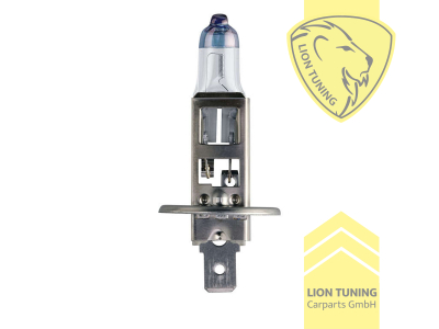 Halogen, 3700K, H1, 55W, Scheinwerfer, 12 V, Eintragungsfrei / mit E-Prüfzeichen