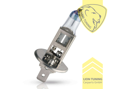 Halogen, 3700K, H1, 55W, Scheinwerfer, 12 V, Eintragungsfrei / mit E-Prüfzeichen