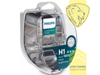 Halogen, 3700K, H1, 55W, Scheinwerfer, 12 V, Eintragungsfrei / mit E-Prüfzeichen