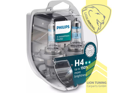 Halogen, 3400K, H4, 60W, Scheinwerfer, 12 V, Eintragungsfrei / mit E-Prüfzeichen