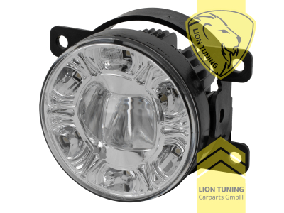 LED, chrom, Eintragungsfrei / mit E-Prüfzeichen, Eintragungsfrei / mit R87 Zulassung als Tagfahrlicht