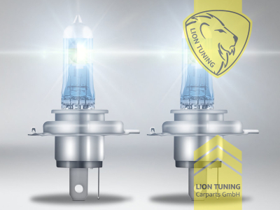 Halogen, 3500K, H4, 60W, Scheinwerfer, 12 V, Eintragungsfrei / mit E-Prüfzeichen