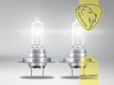 Halogen, 3500K, H7, 55W, Scheinwerfer, 12 V, Eintragungsfrei / mit R87 Zulassung als Tagfahrlicht