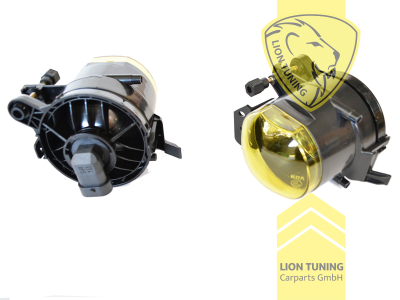 NUR passend für Sport Optik Stoßstange (Nicht M Paket), Halogen, gelb, passend für unsere Art.: 5514, 5515, 5505, 5027, 2184, 2064, HB4, Eintragungsfrei / mit E-Prüfzeichen