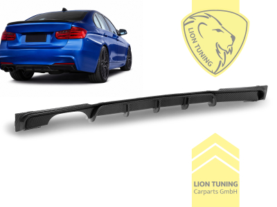 links, carbon Optik, passend für unsere Artikelnummer 10692, 10687, 10685, 11767, auch passend für die original F30 / F31 M-Paket Stoßstange, PP Kunststoff, Eintragungsfrei / keine Eintragung nötig