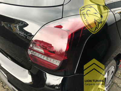dynamischer LED Blinker, LED, rot, schwarz, nur für Fahrzeuge mit werksseitig verbauten LED Rückleuchten, Eintragungsfrei / mit E-Prüfzeichen