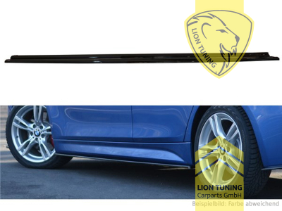 schwarz glänzend, nur passend für Fahrzeuge mit M-Paket, ABS Kunststoff, Eintragungsfrei / mit ABE