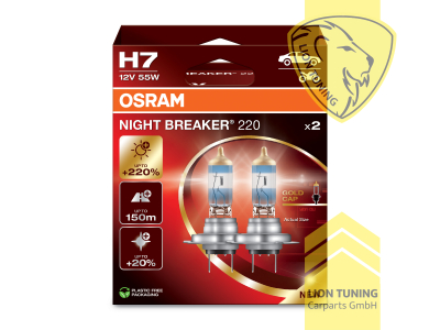 Halogen, 3900K, H7, 55W, Scheinwerfer, 12 V, Eintragungsfrei / mit E-Prüfzeichen