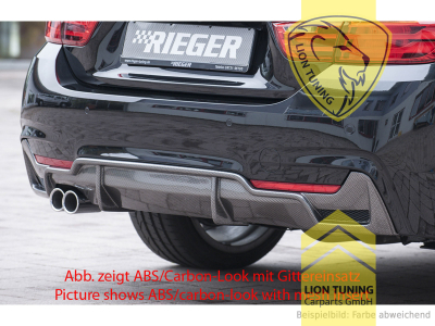 links Doppelrohr, schwarz glänzend, nur passend für Fahrzeuge mit M-Paket, ABS Kunststoff, Eintragungsfrei / mit ABE