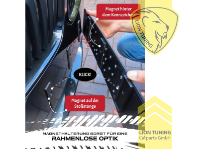für 3D Kennzeichen, für 2 Kennzeichen