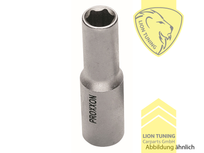 für 1/2 Zoll Vierkantantrieb (12,5 mm), 10, Chrom-Vanadium-Stahl, 79 mm