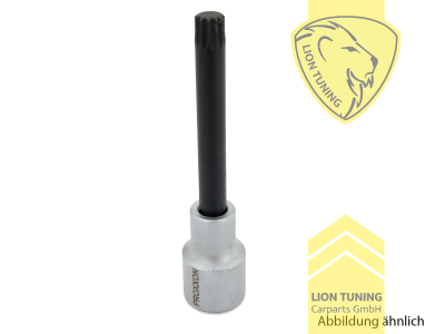 für 1/2 Zoll Vierkantantrieb (12,5 mm), VZ 6, Chrom-Vanadium-Stahl, 100 mm