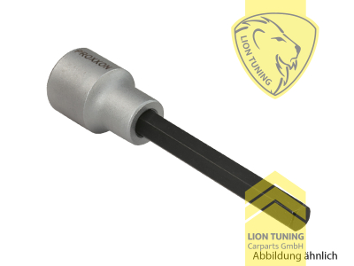 für 1/2 Zoll Vierkantantrieb (12,5 mm), HX 9, Chrom-Vanadium-Stahl, 100 mm