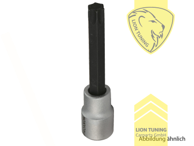 für 1/2 Zoll Vierkantantrieb (12,5 mm), TX 40, Chrom-Vanadium-Stahl, 100 mm
