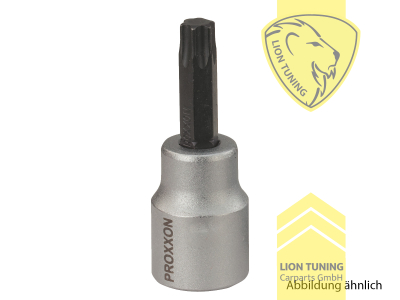für 3/8 Zoll Vierkantantrieb (9,5 mm), TX 15, Chrom-Vanadium-Stahl