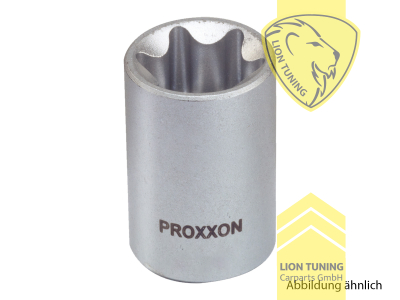 für 3/8 Zoll Vierkantantrieb (9,5 mm), E 6, Chrom-Vanadium-Stahl