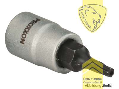 für 1/4 Zoll Vierkantantrieb (6,3 mm), TTX 6, Chrom-Vanadium-Stahl