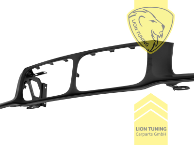 nur passend für Vorfacelift Grill, Metall / Stahl, schwarz - lackierfähig, für Fahrzeuge ohne SRA