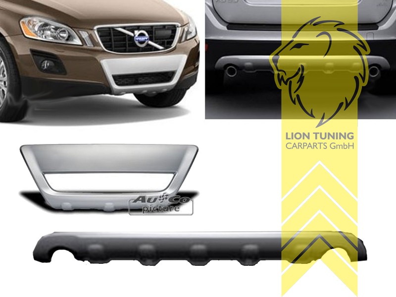 Unterfahrschutz Diffusor für Volvo XC60 vorne und hinten silber | eBay
