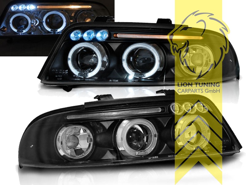 LED Angel Eyes Scheinwerfer für Audi A4 B5 8D Limousine Avant schwarz eBay LED Angel Eyes Scheinwerfer für Audi A4 B5 8D Limousine Avant schwarz eBay
